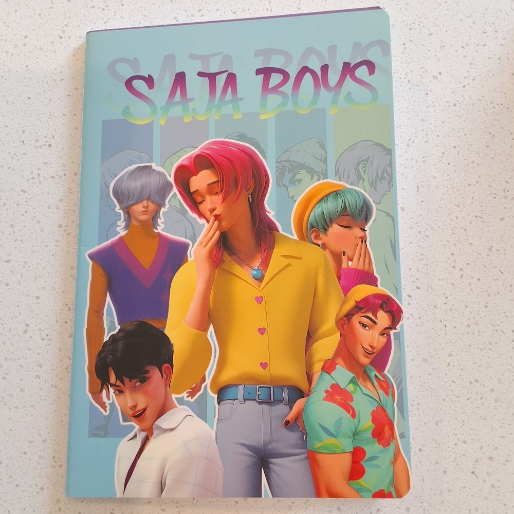 Saja Boys K Pop Demon Hunters Group Notebook (A5), New